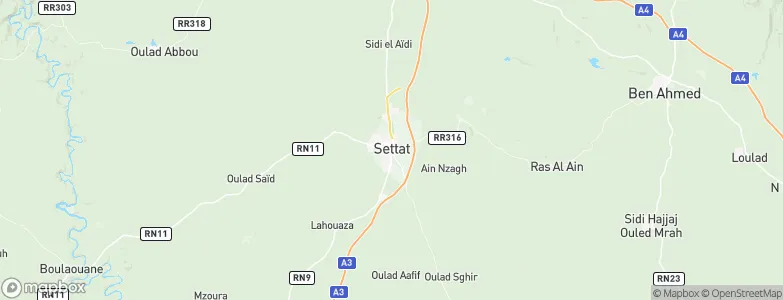 Settat, Morocco Map