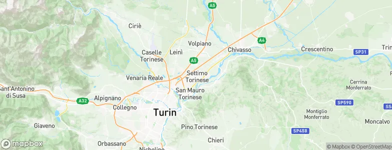 Settimo Torinese, Italy Map