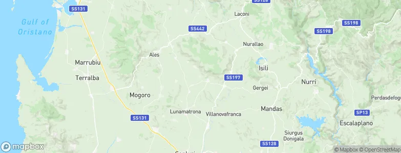 Setzu, Italy Map