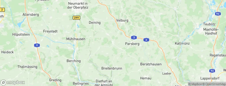 Seubersdorf, Germany Map