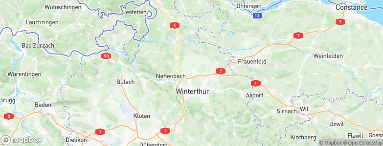Seuzach, Switzerland Map