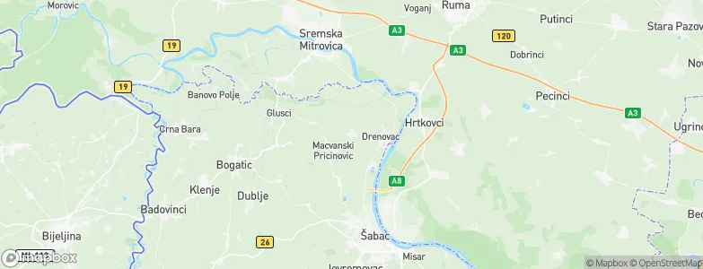 Ševarice, Serbia Map
