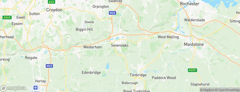 Sevenoaks, United Kingdom Map