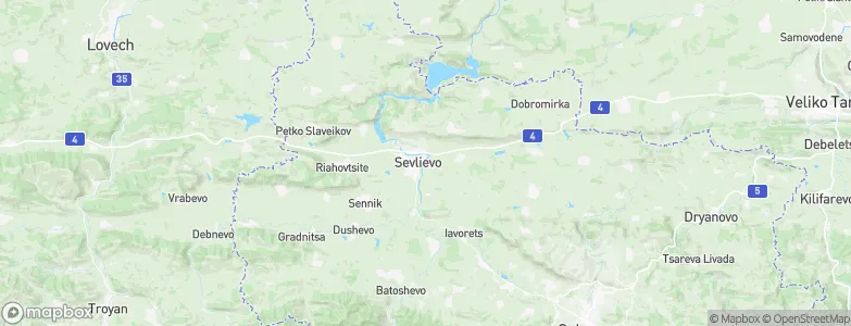 Sevlievo, Bulgaria Map