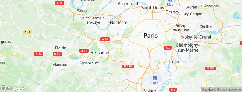 Sèvres, France Map