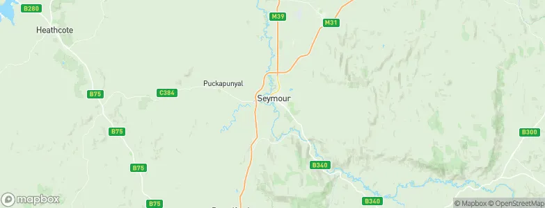 Seymour, Australia Map