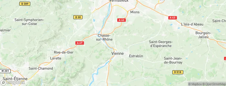 Seyssuel, France Map