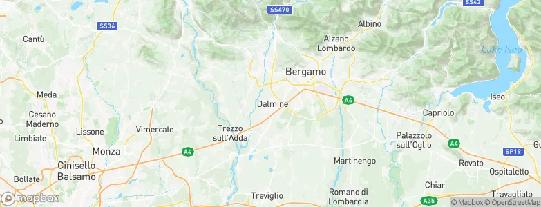 Sforzatica, Italy Map