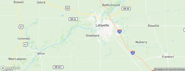 Shadeland, United States Map