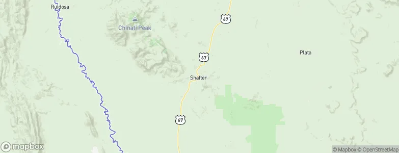 Shafter, United States Map