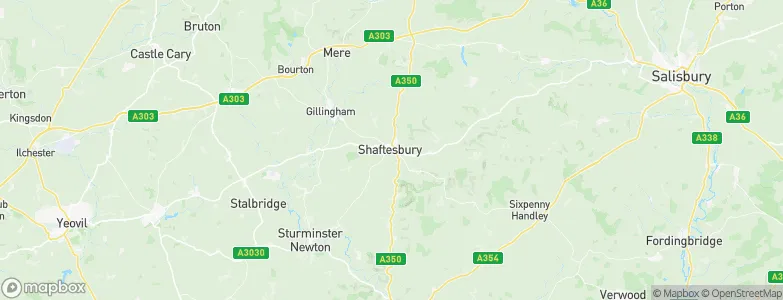 Shaftesbury, United Kingdom Map