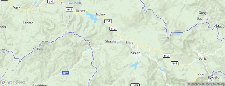 Shaghat, Armenia Map