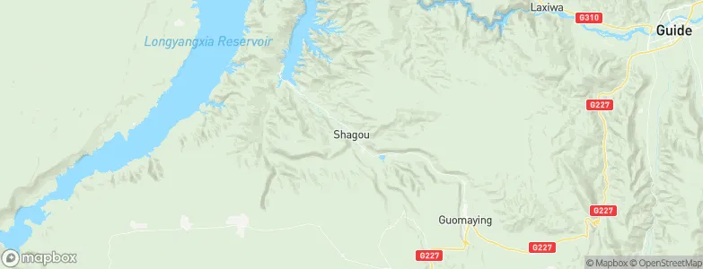 Shagou, China Map