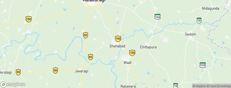 Shāhābād, India Map