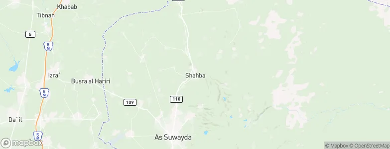 Shahbā, Syria Map