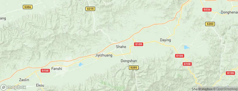 Shahe, China Map