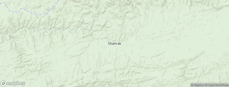 Shahrak, Afghanistan Map