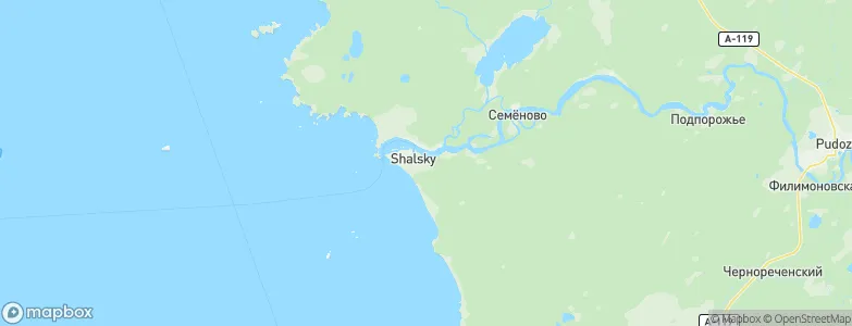 Shal'skiy, Russia Map