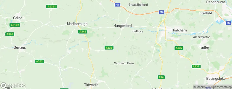 Shalbourne, United Kingdom Map
