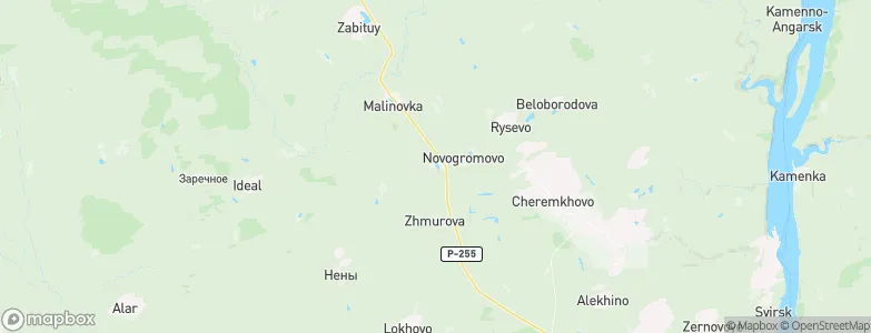 Shamanayeva, Russia Map