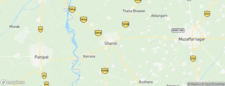 Shamli, India Map