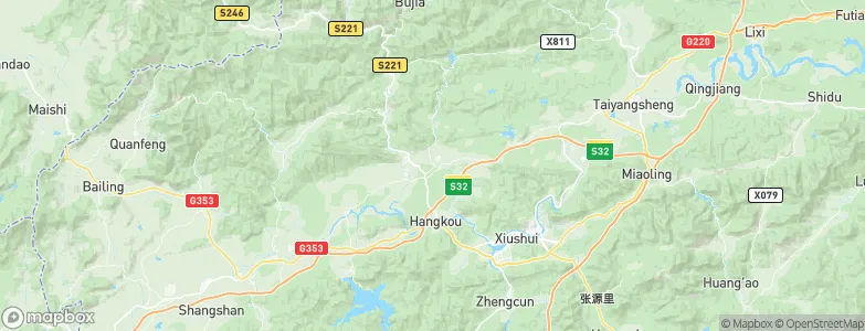 Shanghang, China Map