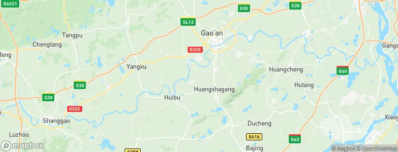 Shanghu, China Map