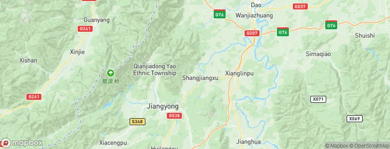 Shangjiangxu, China Map