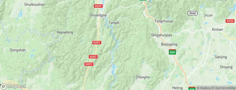 Shangwujiang, China Map
