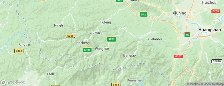 Shanhou, China Map