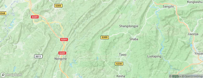 Shanmu, China Map