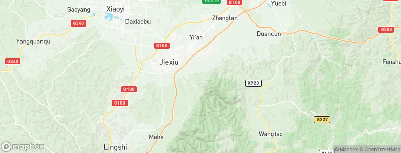 Shanxi, China Map