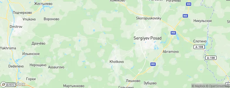 Shapilovo, Russia Map