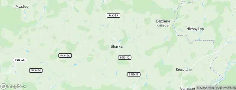 Sharkan, Russia Map
