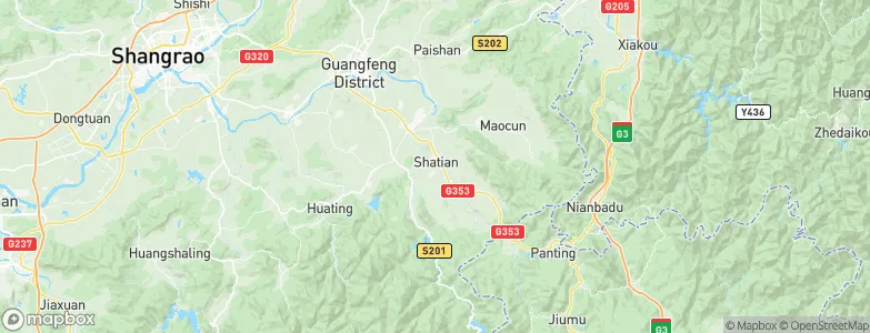 Shatian, China Map