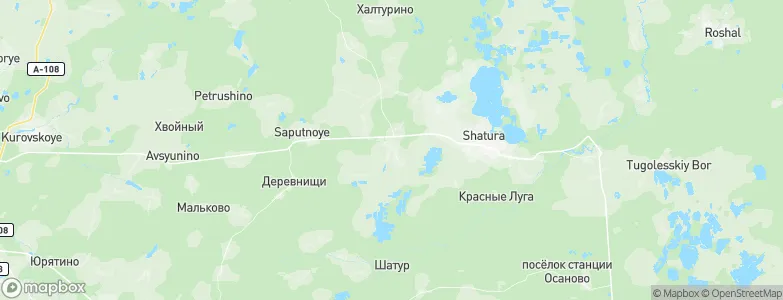 Shaturtorf, Russia Map
