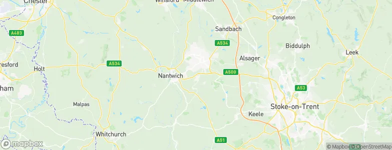 Shavington cum Gresty, United Kingdom Map