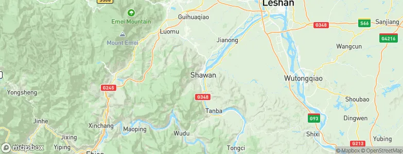 Shawan, China Map