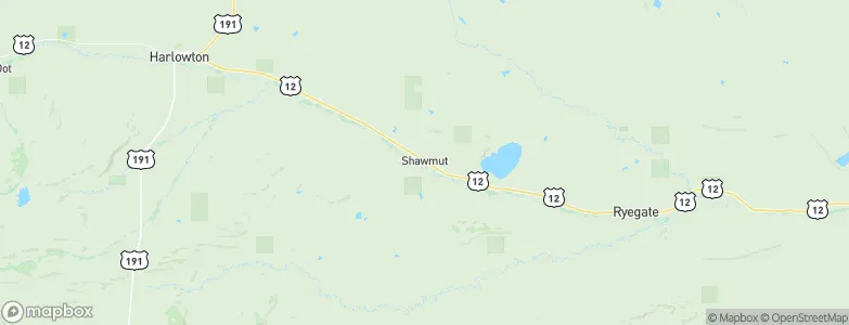 Shawmut, United States Map