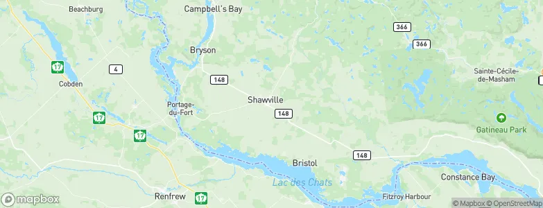 Shawville, Canada Map