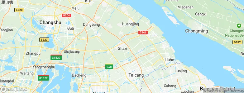 Shaxi, China Map