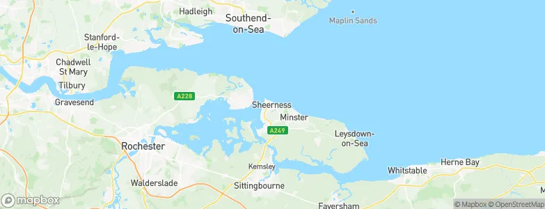 Sheerness, United Kingdom Map