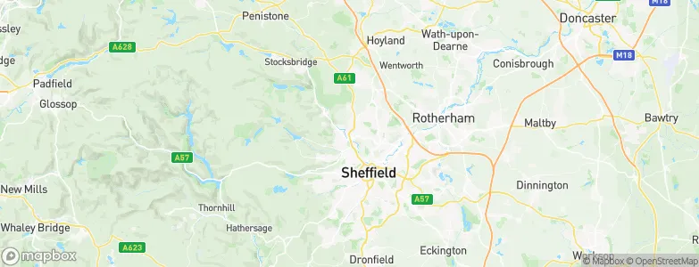 Sheffield, United Kingdom Map