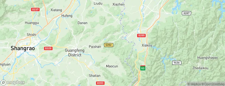 Shehou, China Map
