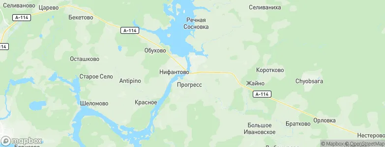 Sheksna, Russia Map