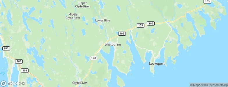 Shelburne, Canada Map