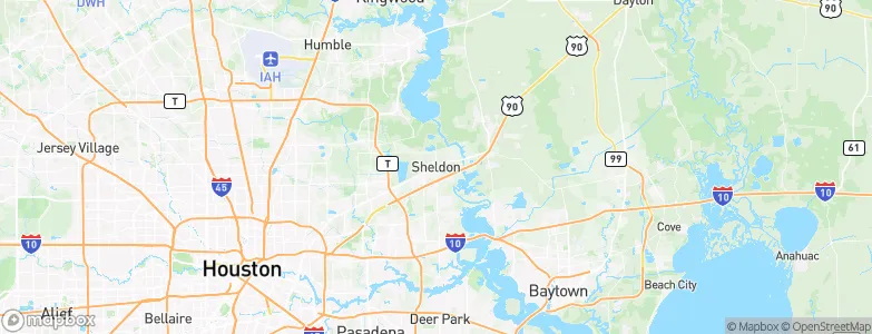 Sheldon, United States Map