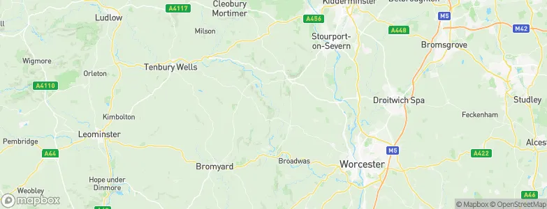 Shelsley Beauchamp, United Kingdom Map