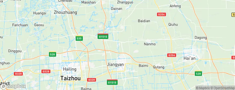 Shengao, China Map