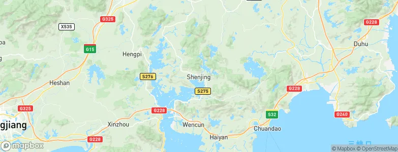 Shenjing, China Map